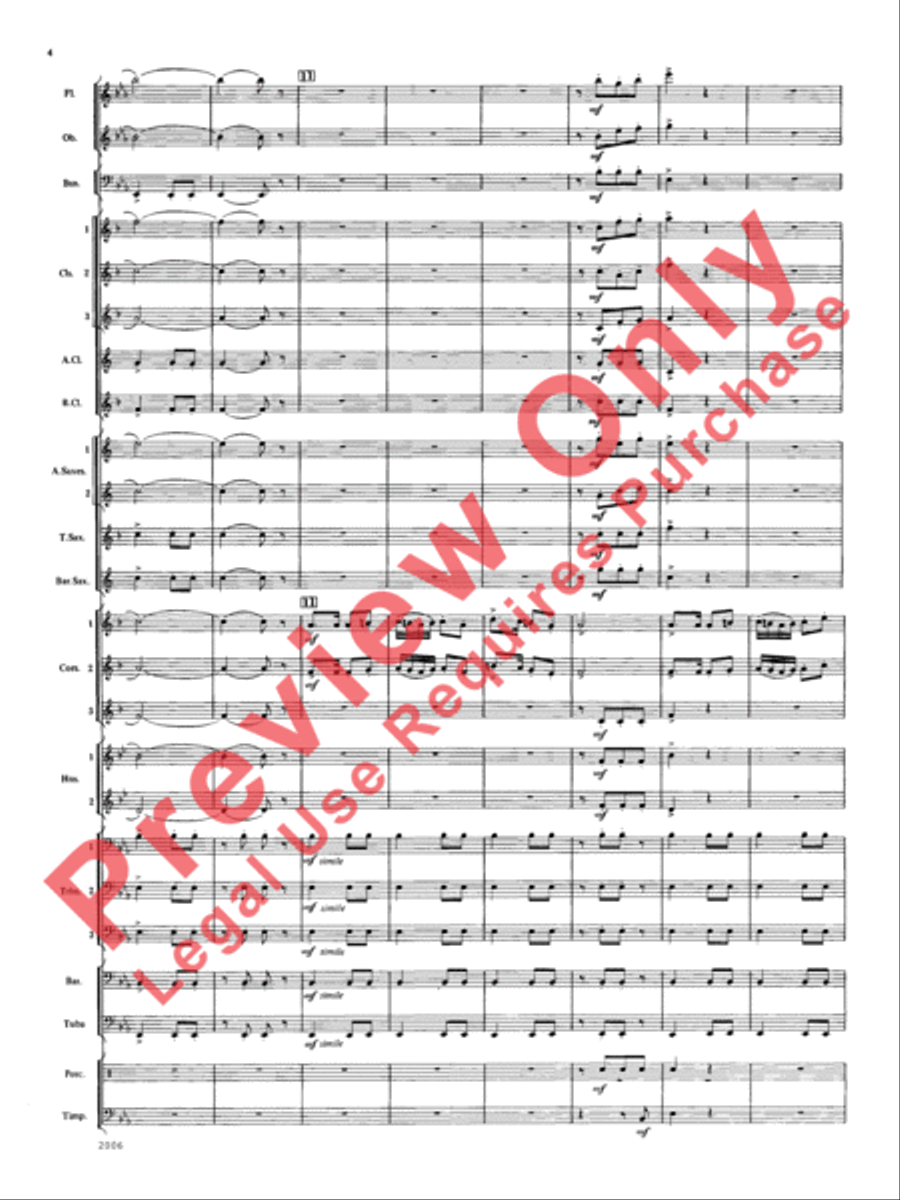 Shenandoah Valley Concert Band scores gallery preview page 5