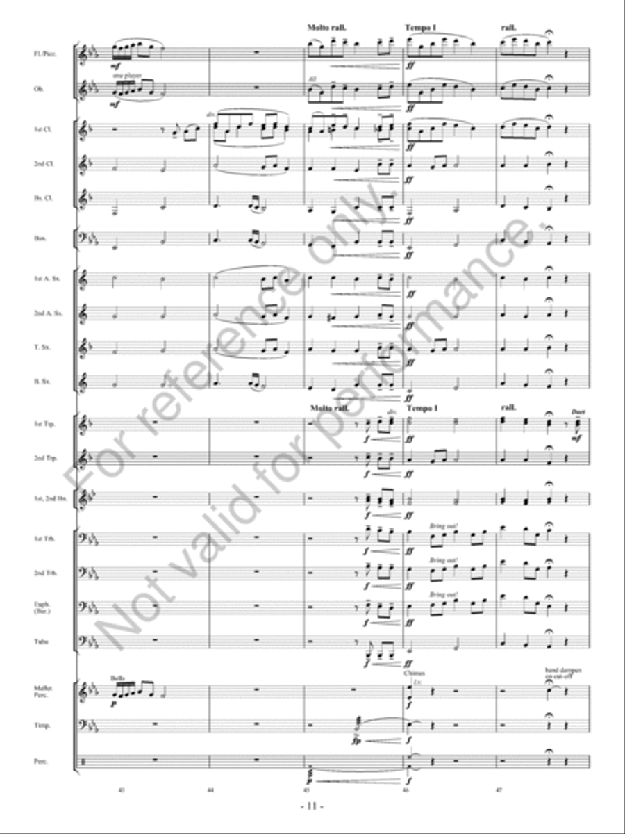 But For The Love Of Ireland Concert Band scores gallery preview page 12