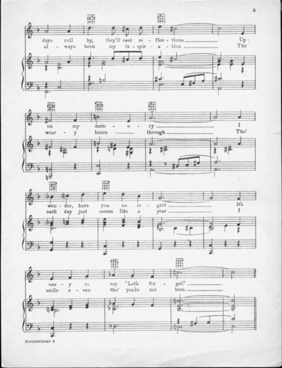Recollections Voice scores gallery preview page 3