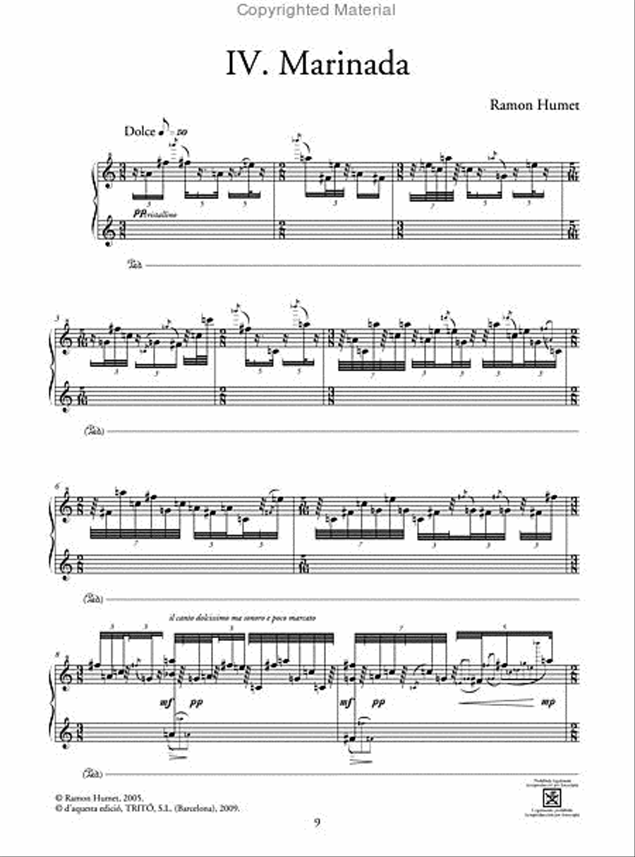 Escenes del bosc. Segon quadern Piano Solo scores gallery preview page 2