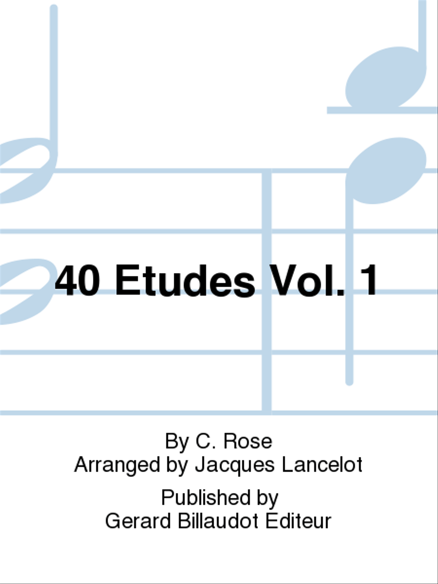 40 Etudes Vol. 1