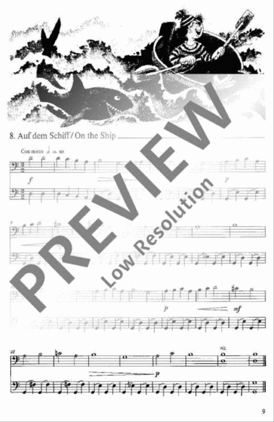 15 easy Duets Cello scores gallery preview page 8