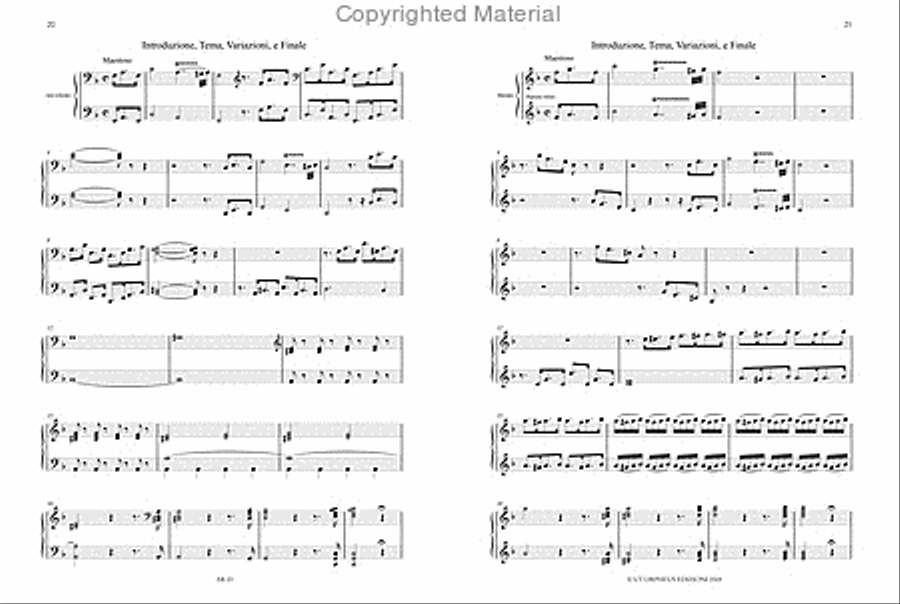 Works for Organ 4 Hands. Critical Edition and Catalogue of printed Works for Organ Organ Solo scores gallery preview page 3