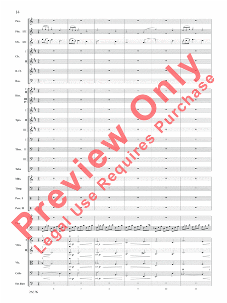 Star Wars Epic -- Part I, Suite from the Full Orchestra scores gallery preview page 15