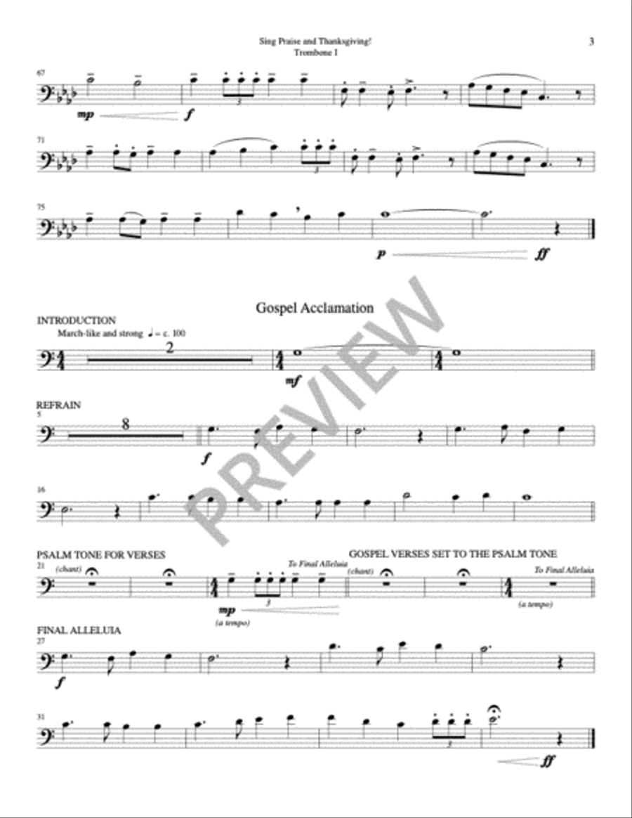 Sing Praise and Thanksgiving Mass-Choir, Cantor, Keyboard, Guitar Edition Choir scores gallery preview page 9