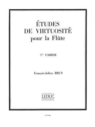 Book cover for Etudes De Virtuosite (flute Solo)