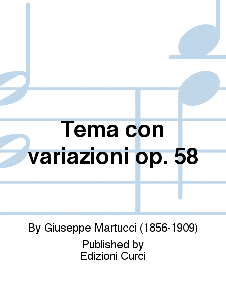 Tema con variazioni op. 58
