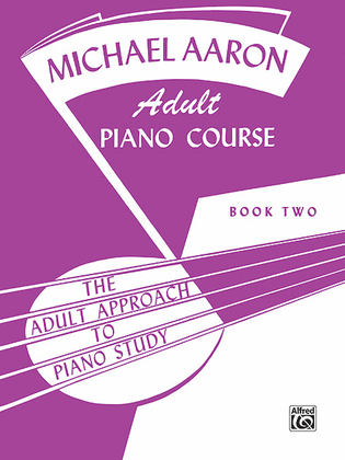 Book cover for Michael Aaron Piano Course Adult Piano Course, Book 2