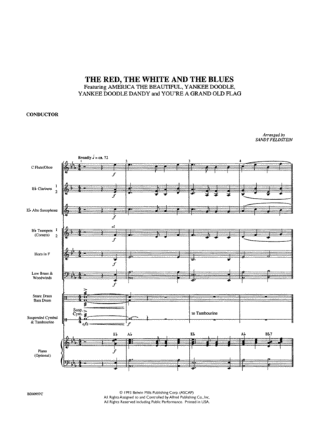 The Red, the White, and the Blues: Score
