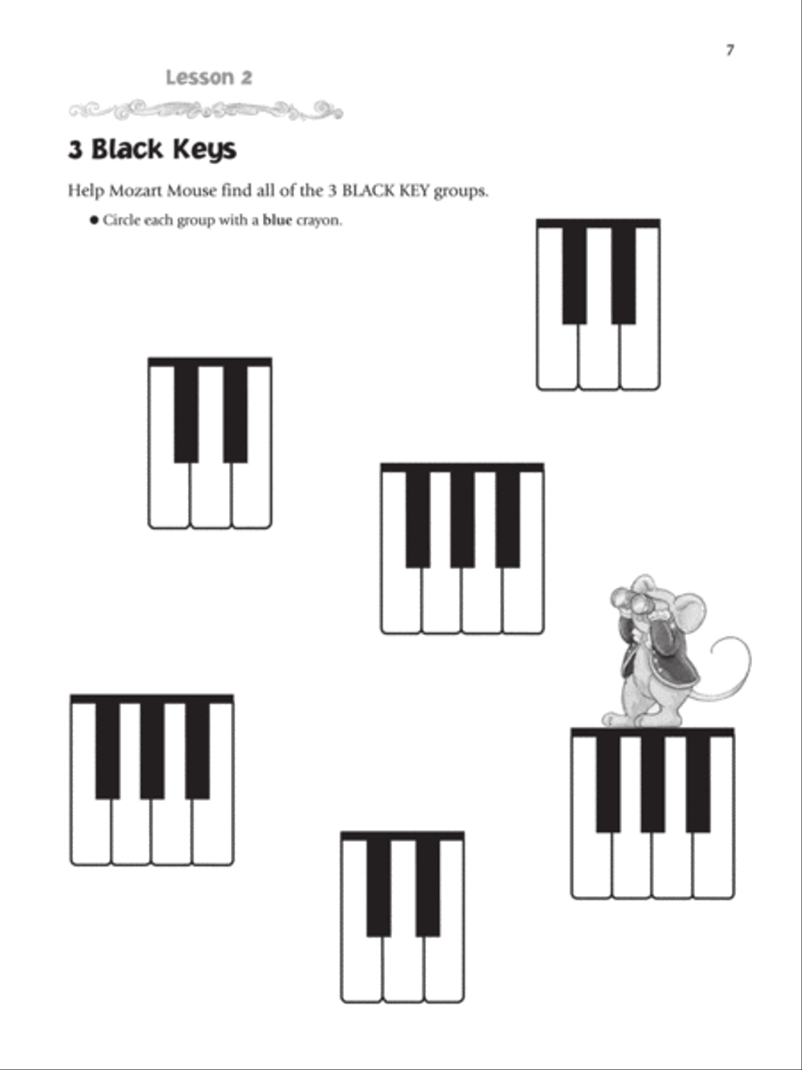 Music for Little Mozarts Meet the Music Friends Piano Method scores gallery preview page 3