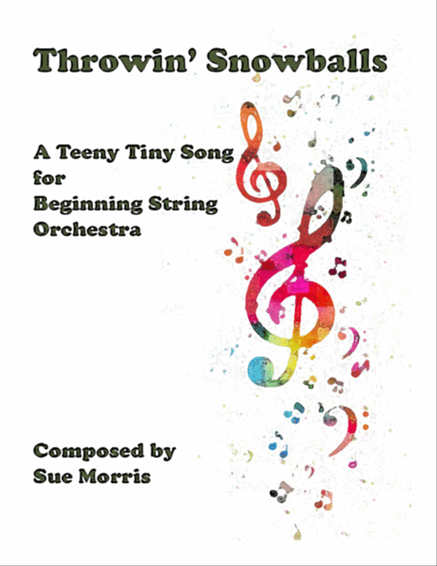 Throwin' Snowballs Throwin' Snowballs String Orchestra scores gallery preview page 1