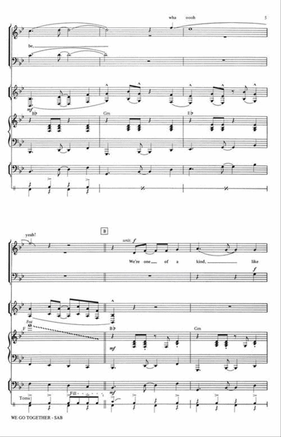 We Go Together We Go Together 3-Part scores gallery preview page 4