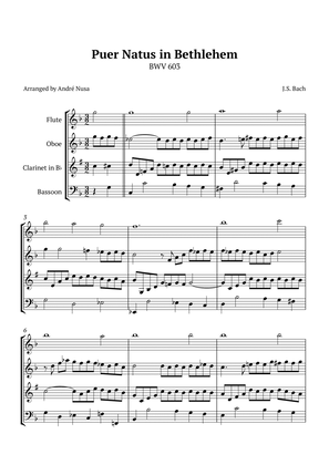 Puer Natus in Bethlehem BWV 603