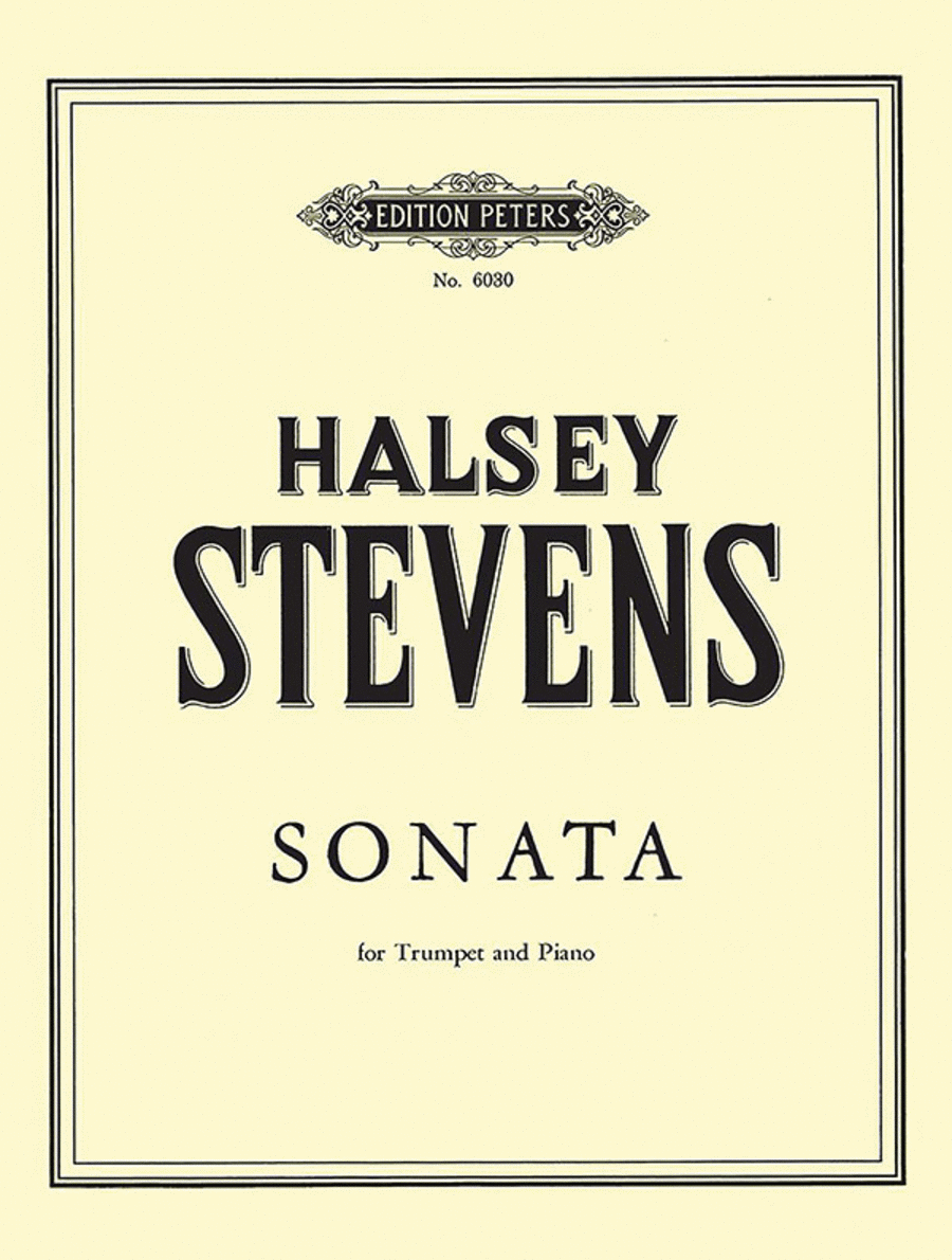 Sonata for Trumpet and Piano B-Flat Trumpet scores gallery preview page 1