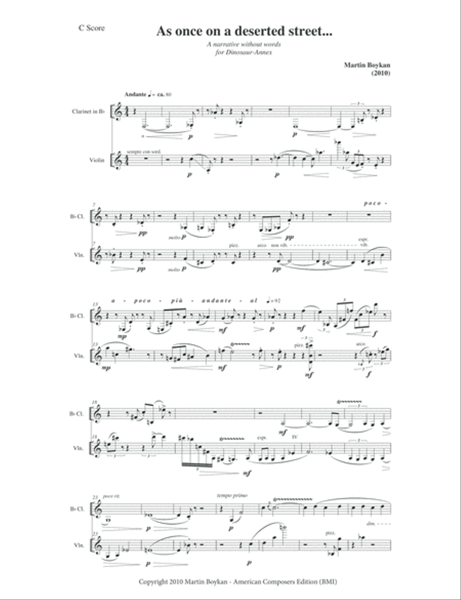 [Boykan] As once on a deserted street... Small Ensemble scores gallery preview page 5
