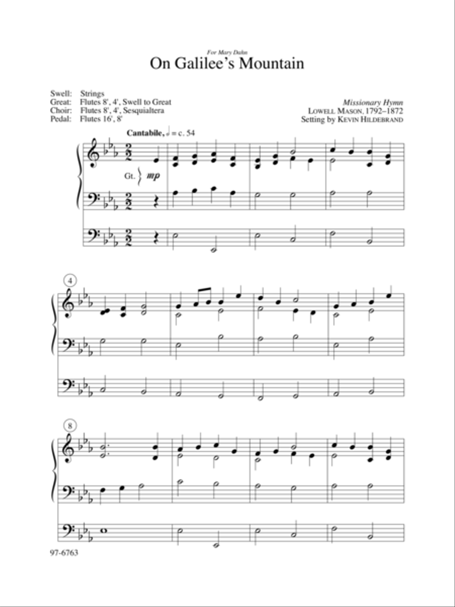 Six Hymn Improvisations, Set 1