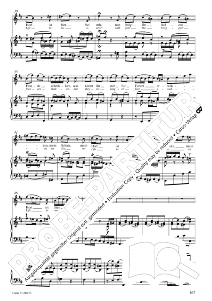 Christmas Oratorio (Weihnachtsoratorium, Teile IV-VI) 4-Part scores gallery preview page 88