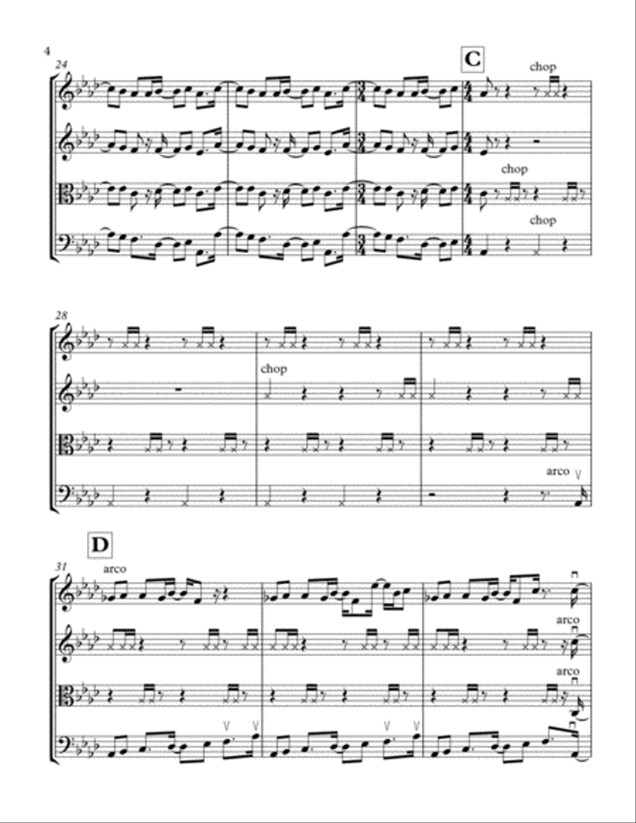 ABC ABC String Quartet scores gallery preview page 5