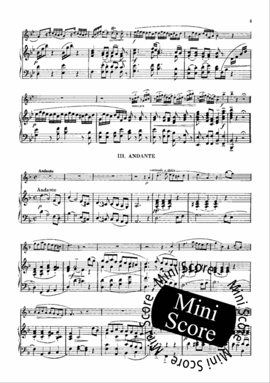 Sonate in Bb Clarinet scores gallery preview page 9