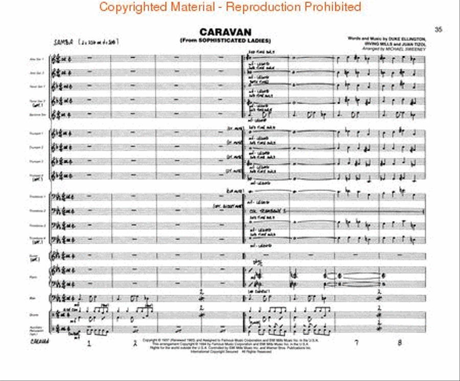 Easy Jazz Favorites – Conductor Jazz Ensemble scores gallery preview page 4
