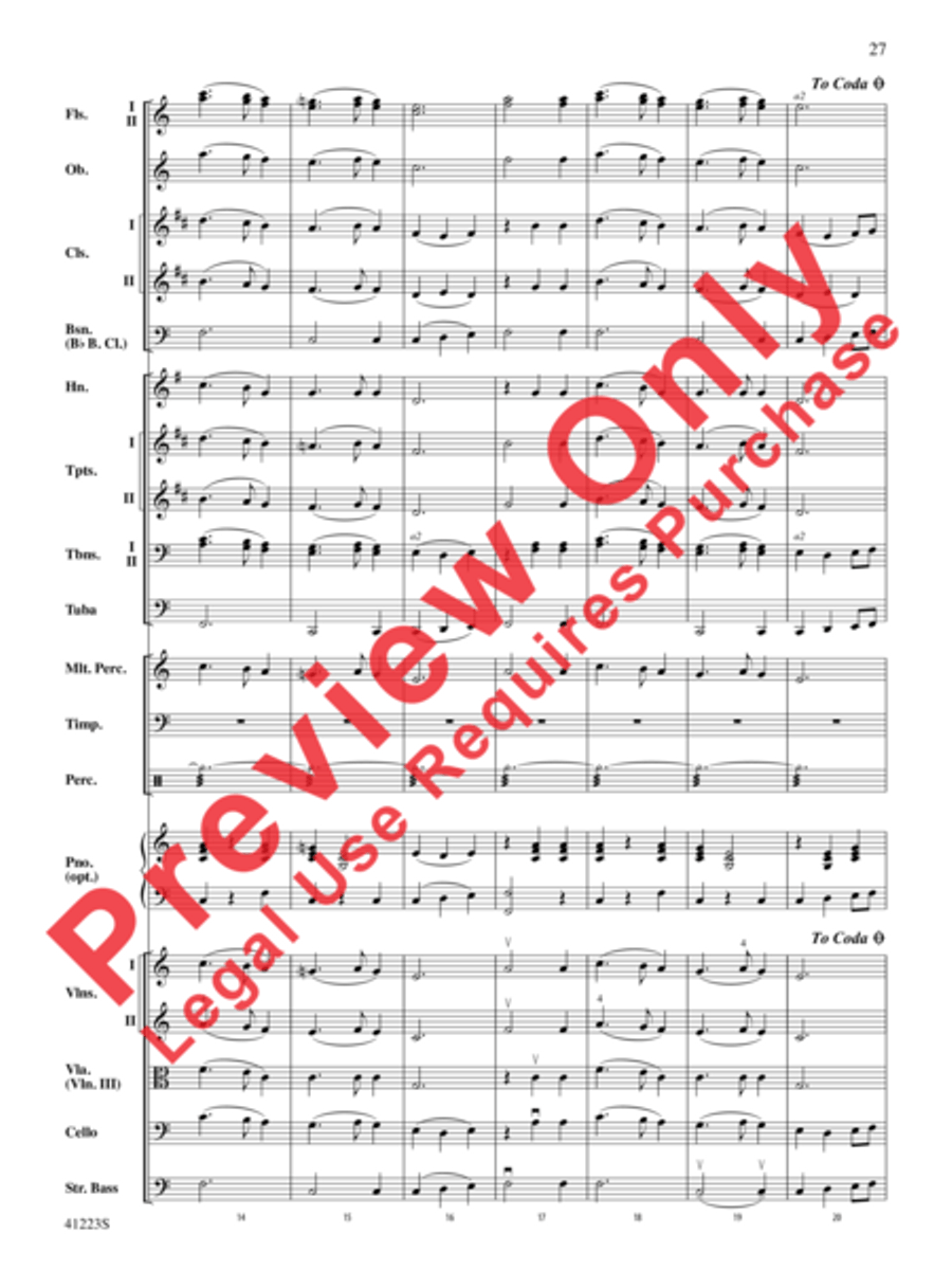 Joyful Holidays Joyful Holidays Full Orchestra scores gallery preview page 28