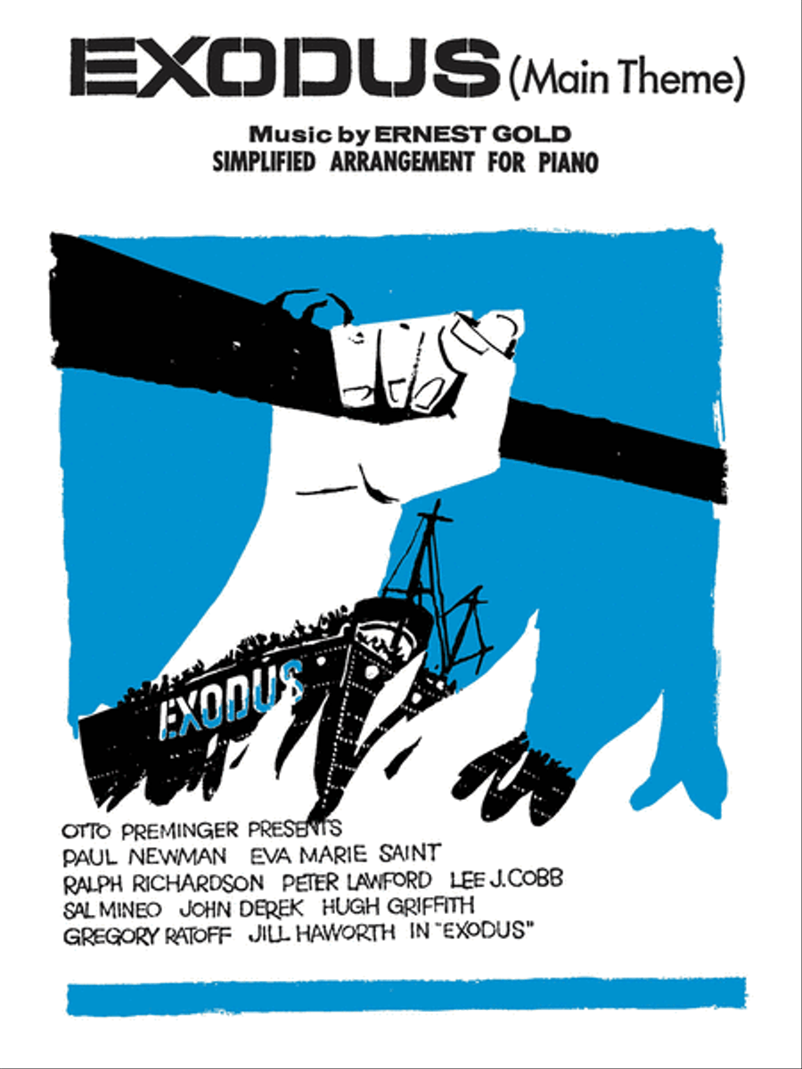 Exodus-Main Theme Exodus-Main Theme Piano, Vocal, Guitar scores gallery preview page 1