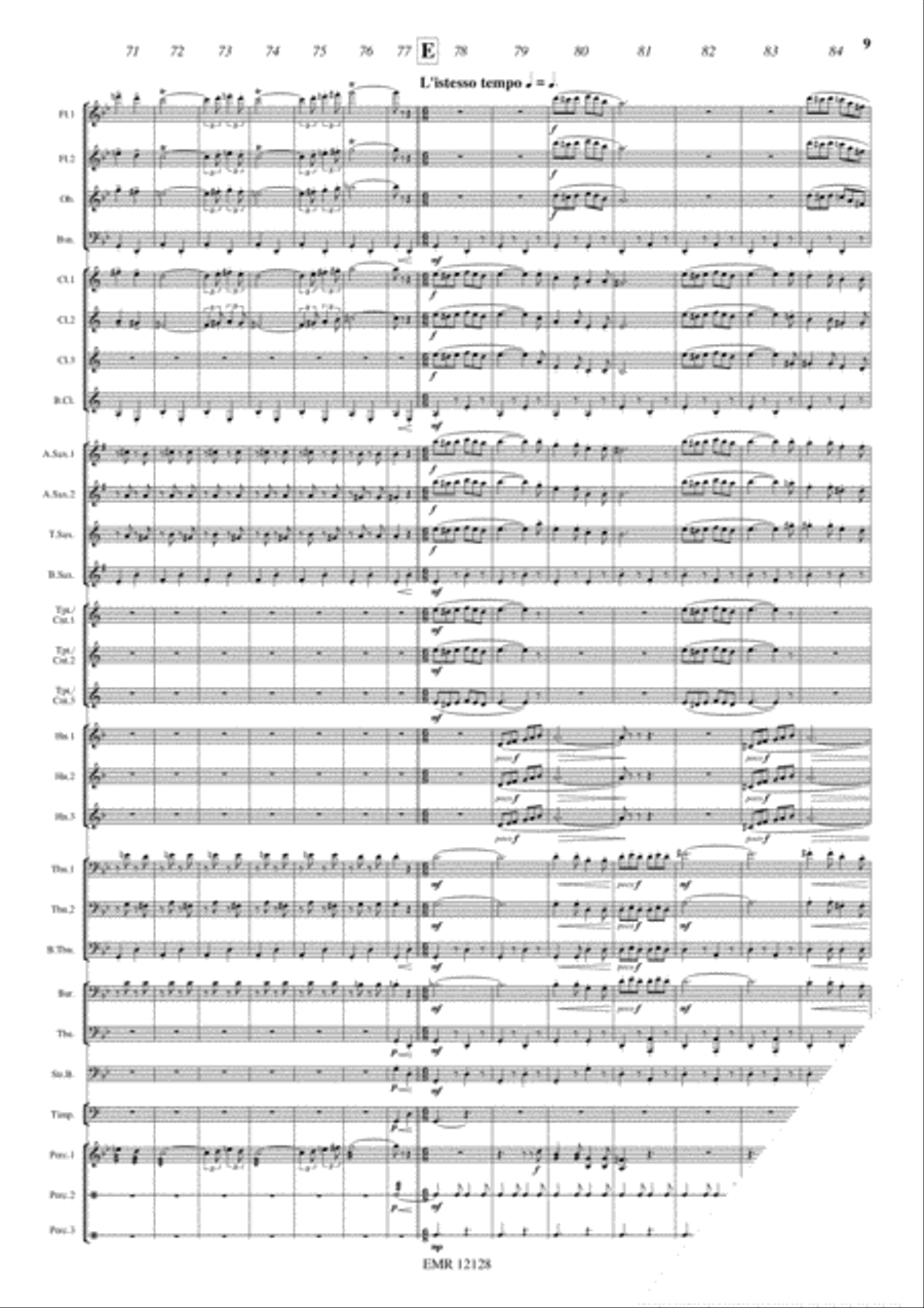 Plein Soleil Concert Band scores gallery preview page 10