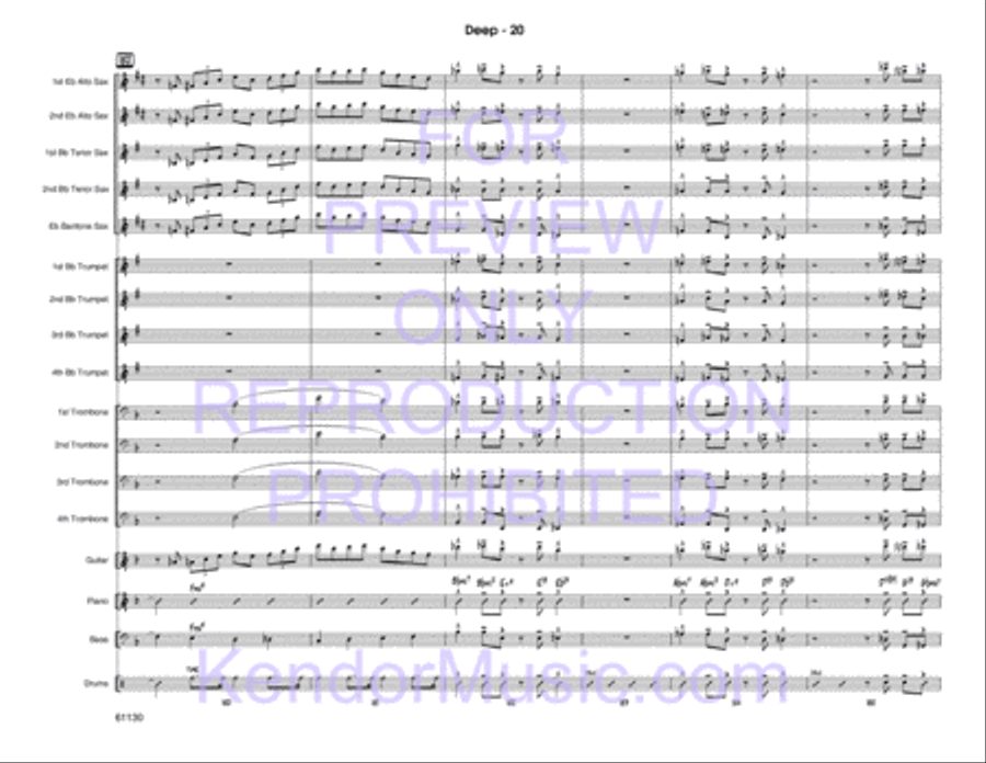 Deep Jazz Ensemble scores gallery preview page 21