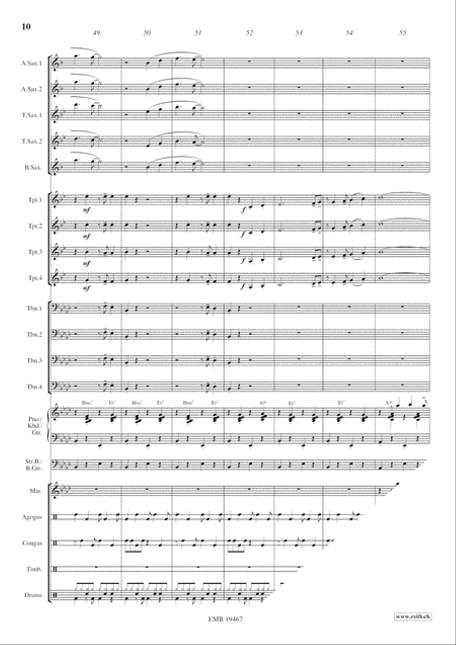 Brasilia Big Band scores gallery preview page 11