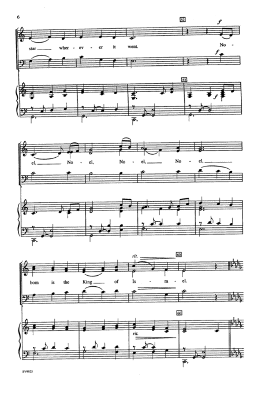 The First Noel Choir scores gallery preview page 5