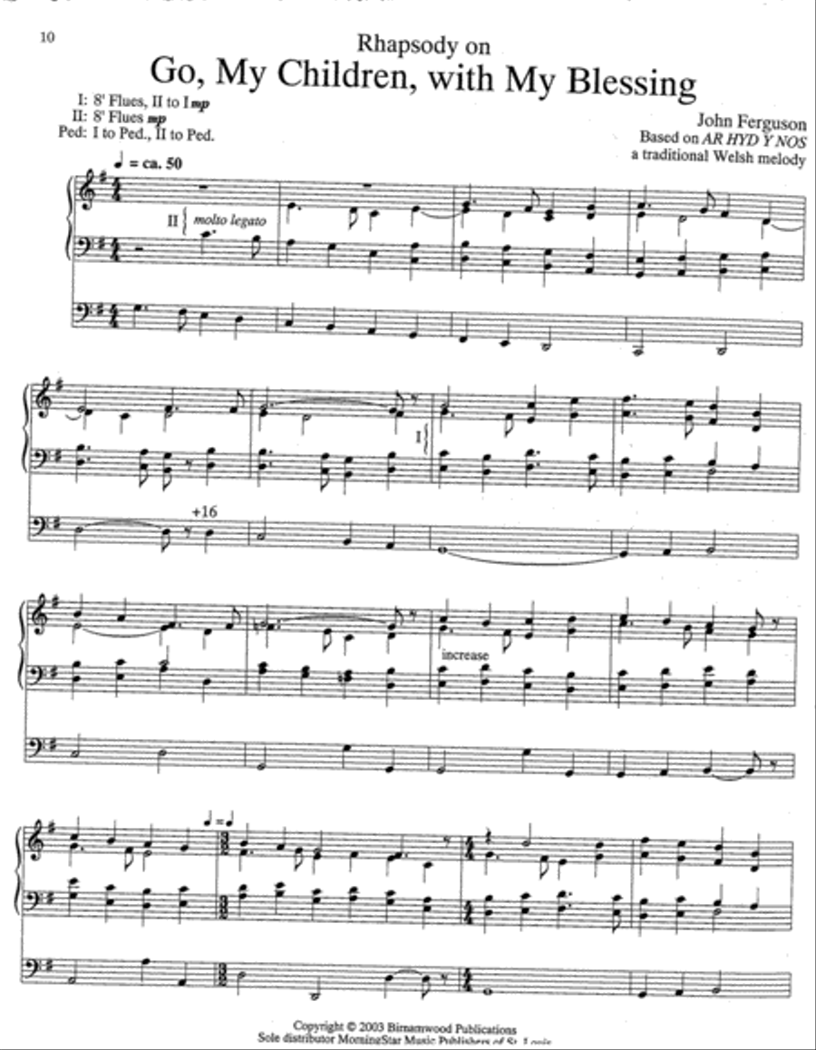 A Wedding Triptych Organ scores gallery preview page 4