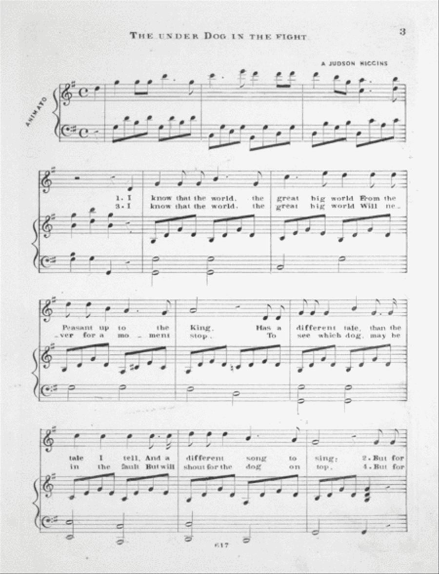 The Under Dog in the Fight Voice scores gallery preview page 2