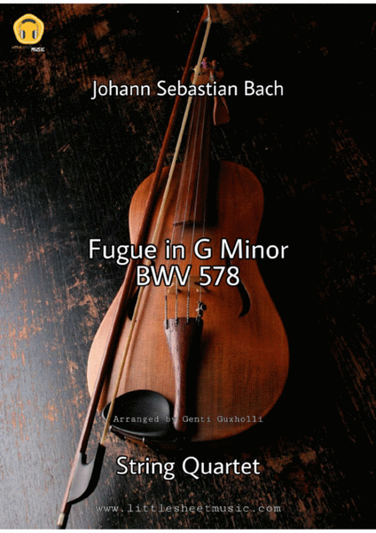 Fugue in G Minor BWV 578 (String Quartet) image number null