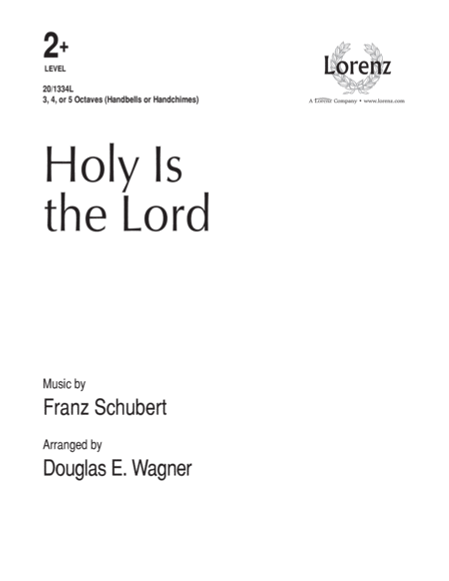 Holy is the Lord 5-Octaves scores gallery preview page 1