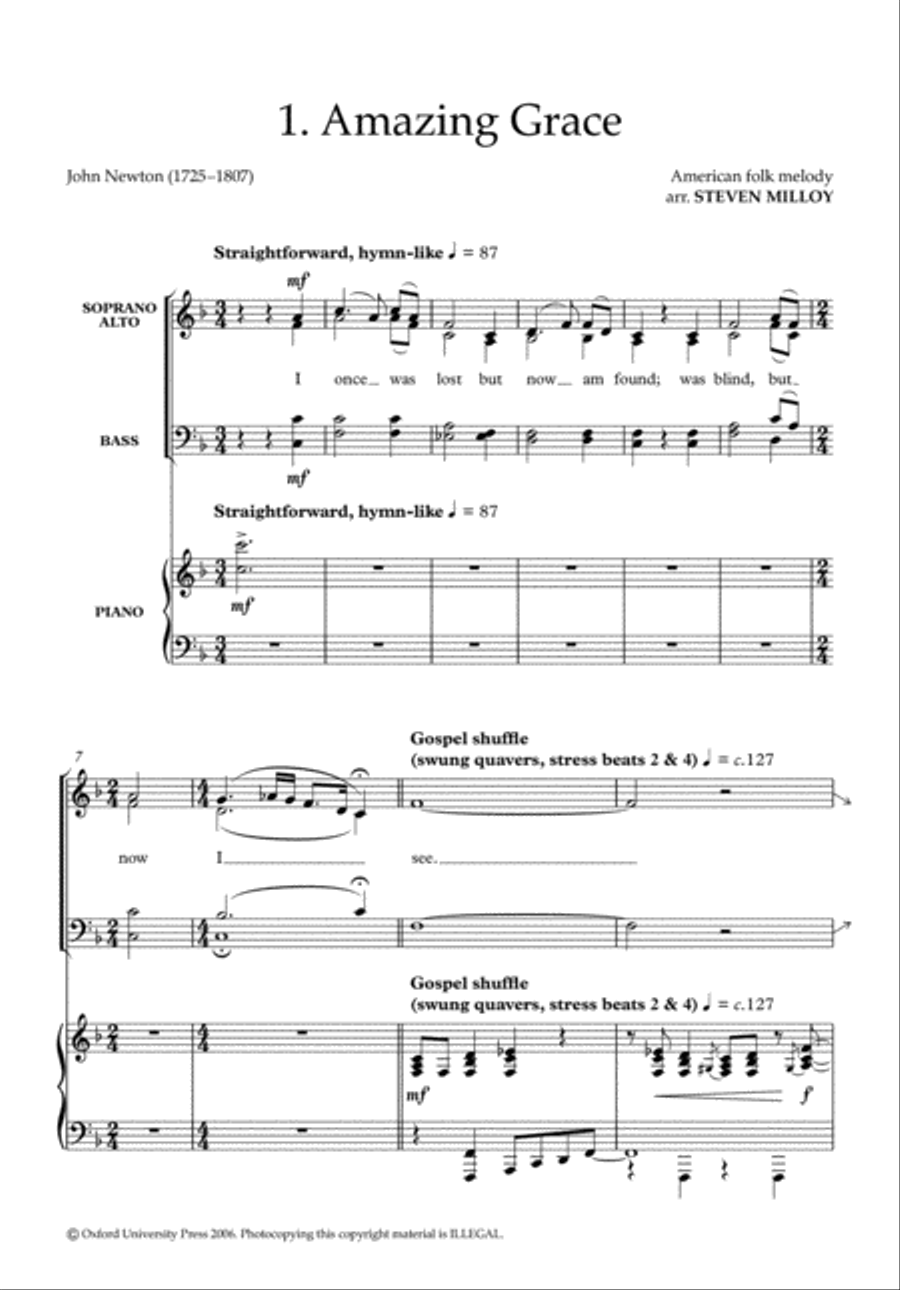 SongStream 2: An American Journey 3-Part scores gallery preview page 2