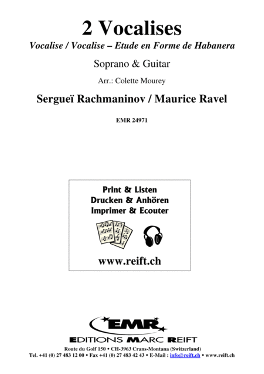 2 Vocalises Guitar scores gallery preview page 2