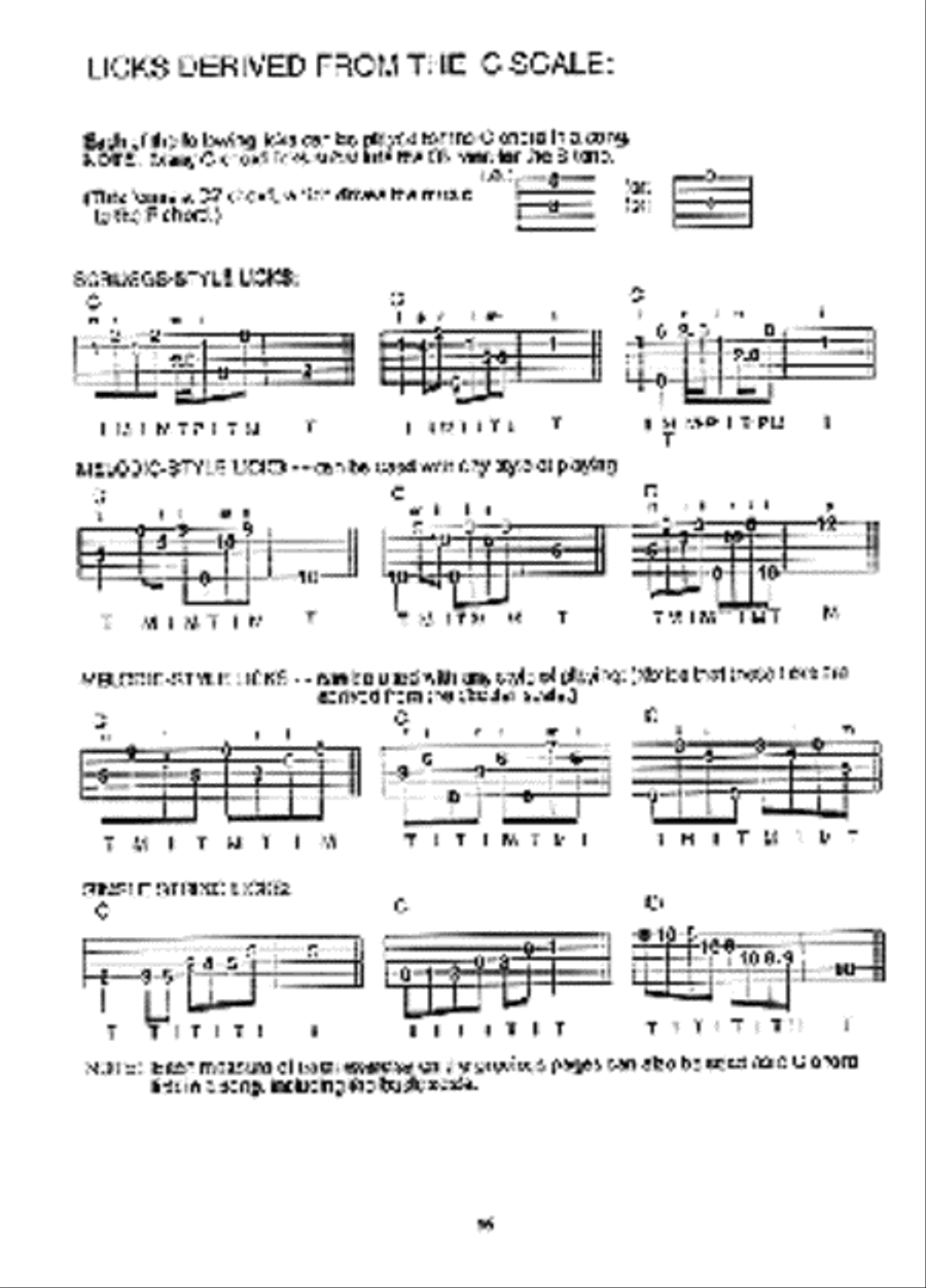 Banjo Scales in Tab 5-String Banjo scores gallery preview page 2