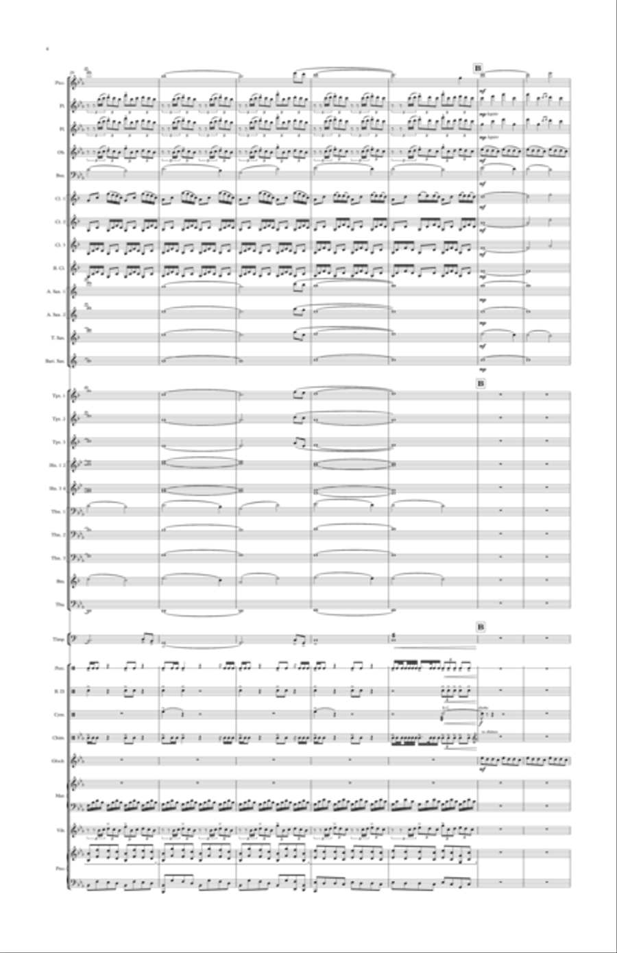As the Memories Haunt Me As the Memories Haunt Me Concert Band scores gallery preview page 4