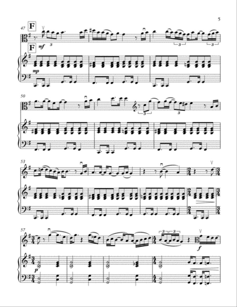 Take Me To Church Viola scores gallery preview page 6