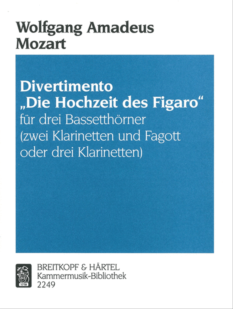 Divertimento “The Marriage of Figaro” Bassoon scores gallery preview page 1