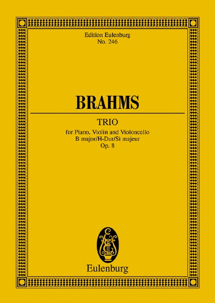 Piano Trio in B Major, Op. 8