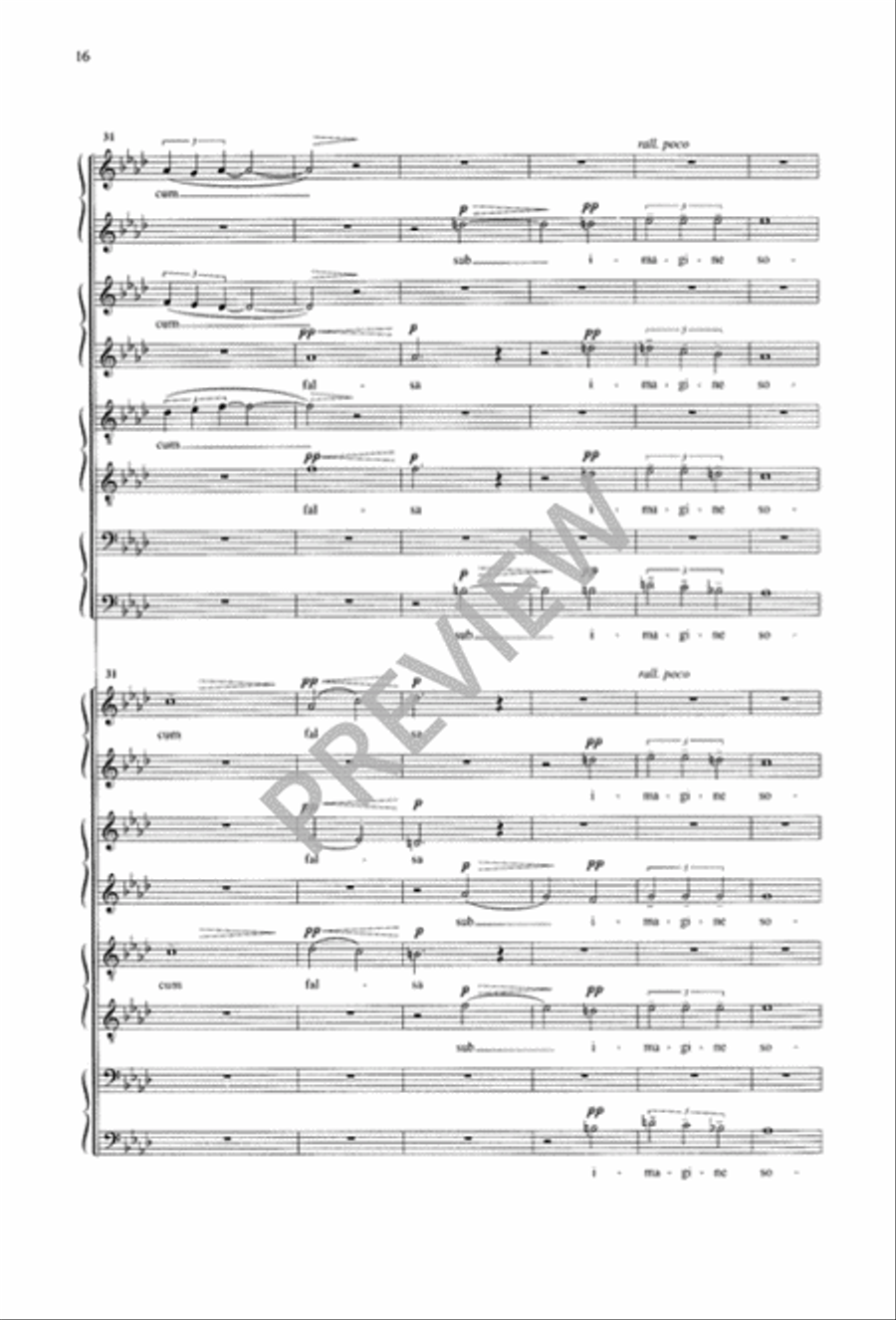 Two Motets (1. Mosella, 2. Te Vigilans Oculis) 4-Part scores gallery preview page 17