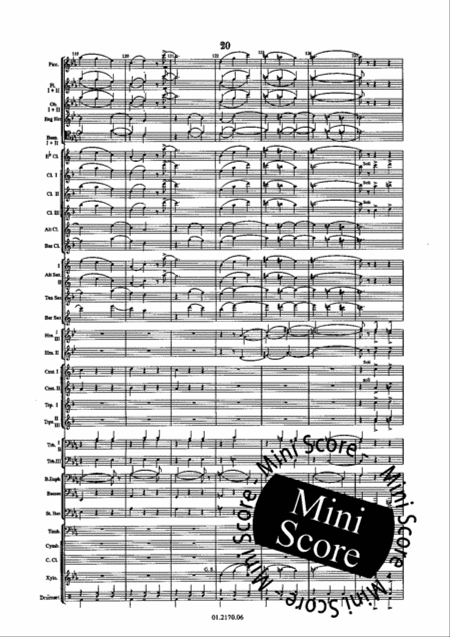Mills Go Round Mills Go Round Concert Band scores gallery preview page 26