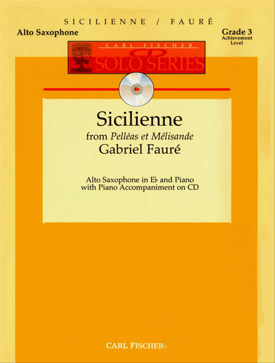 Sicilienne Alto Saxophone scores gallery preview page 1