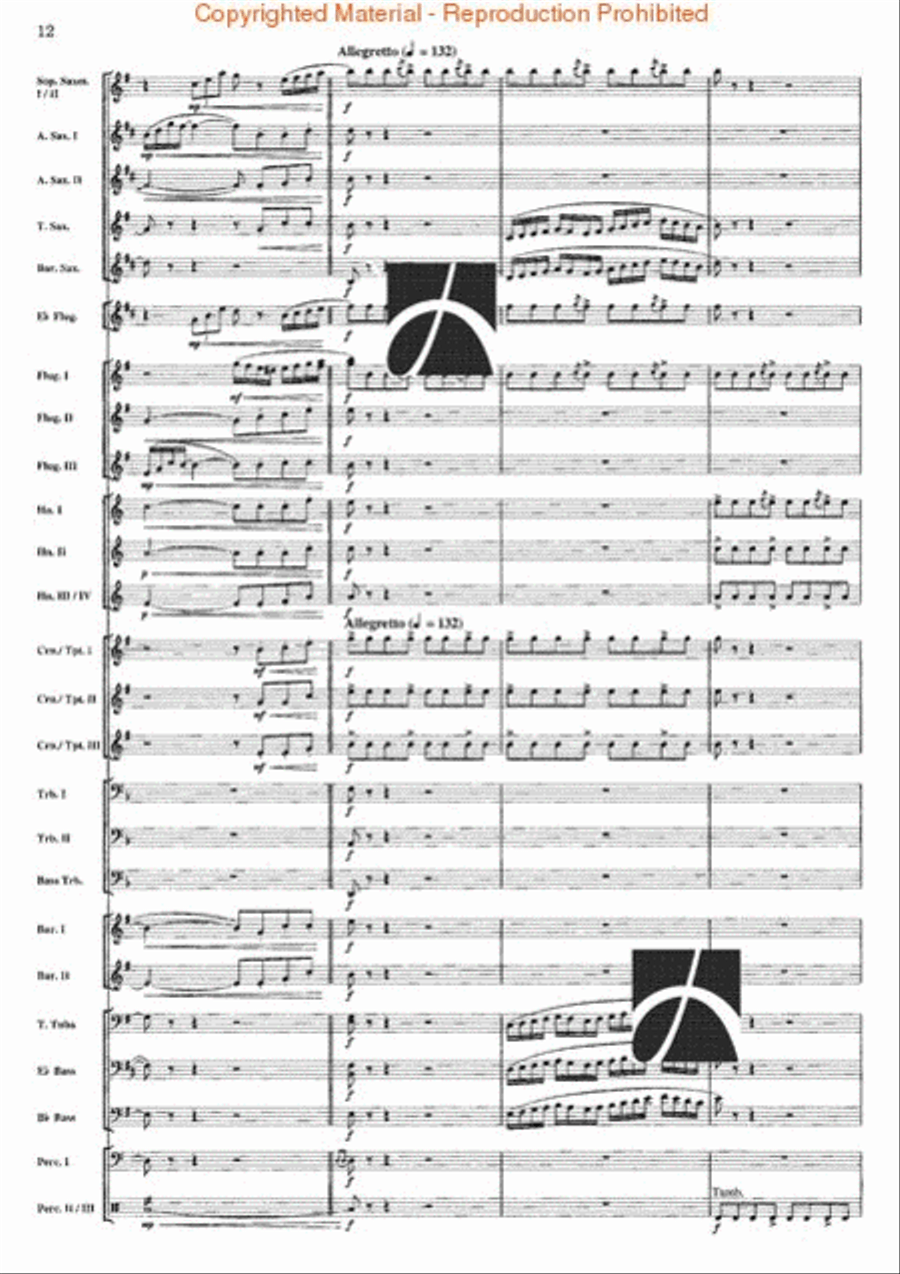 Firestorm Brass Band scores gallery preview page 12