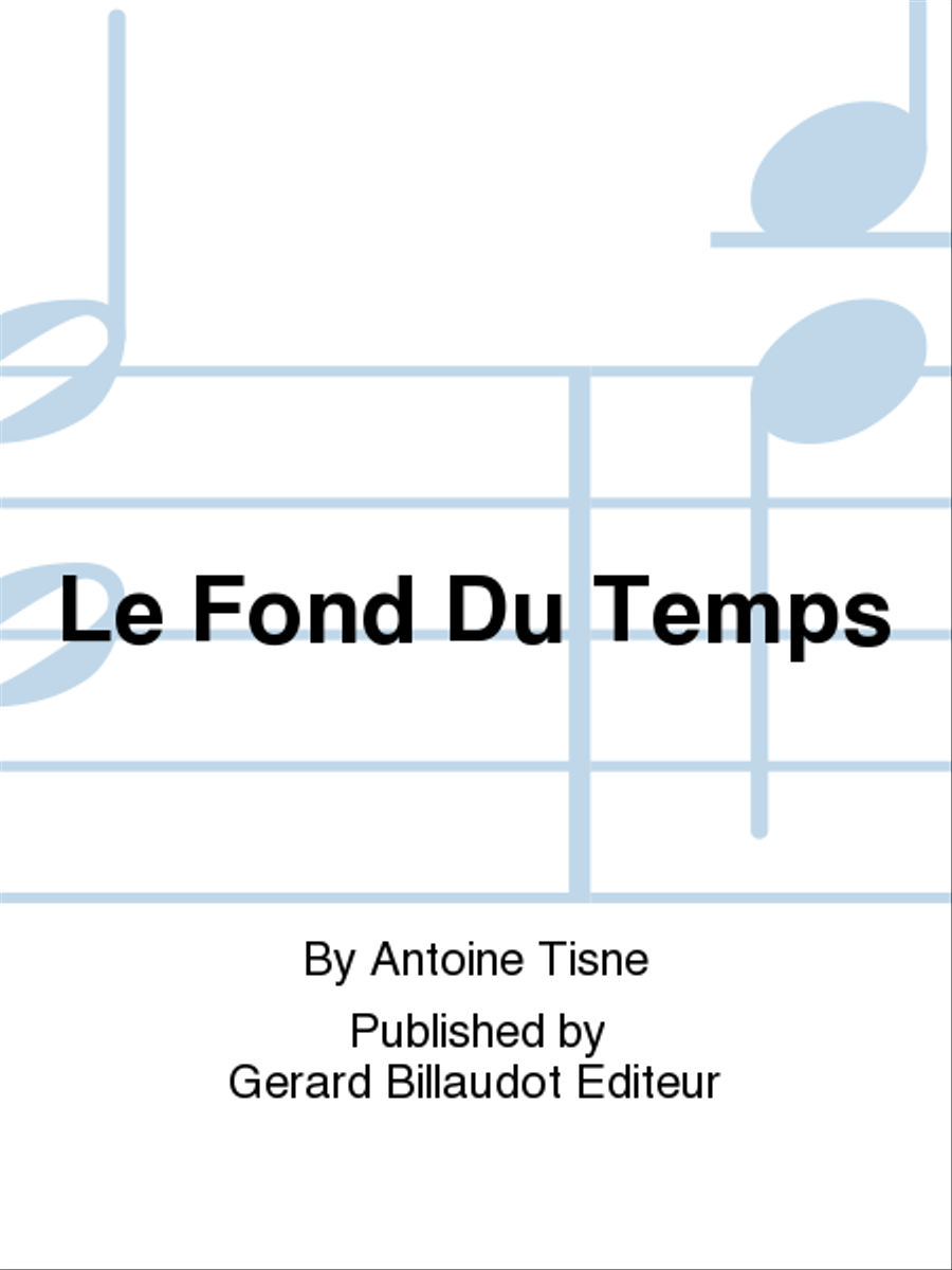 Le Fond Du Temps Choir scores gallery preview page 1