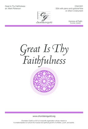 Great Is Thy Faithfulness (SSA)
