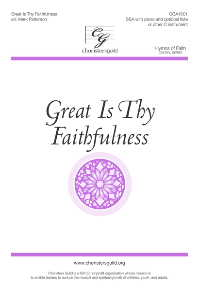 Great Is Thy Faithfulness (SSA) image number null
