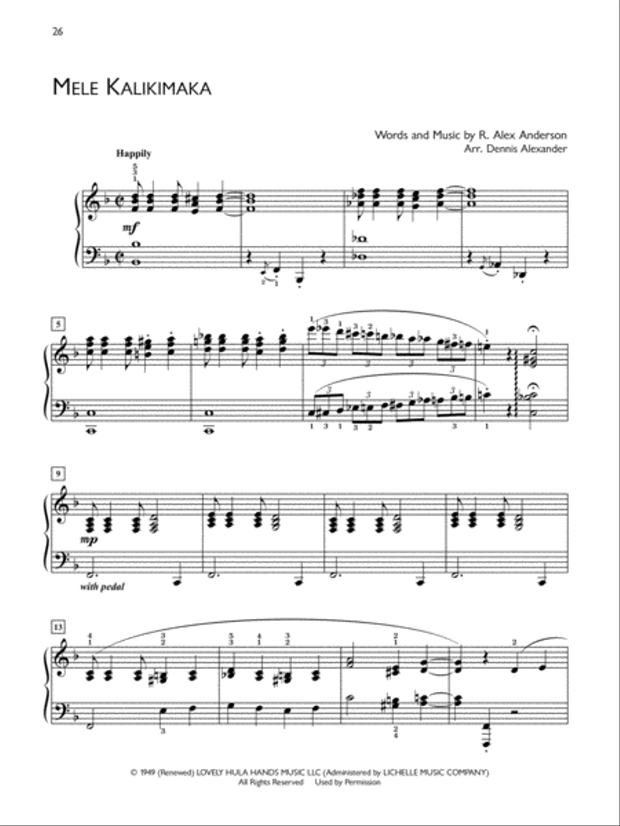 Popular Performer -- A Christmas Just for You Piano Solo scores gallery preview page 5