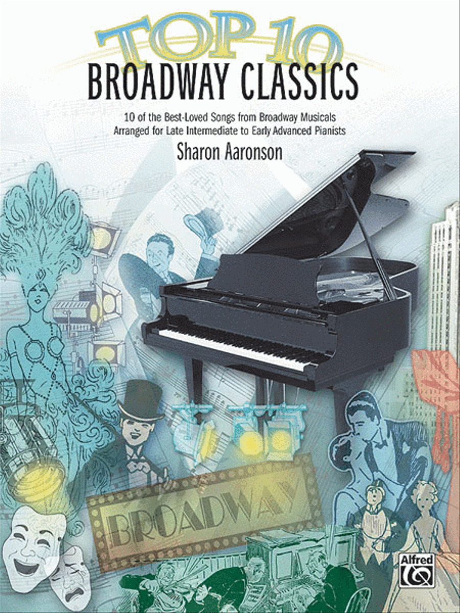 Top 10 Broadway Classics Top 10 Broadway Classics Piano Solo scores gallery preview page 1